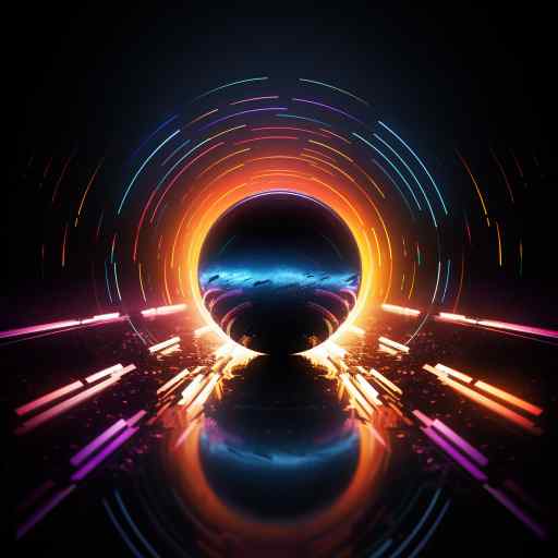 Drop Beat is a beautiful neon display of colours